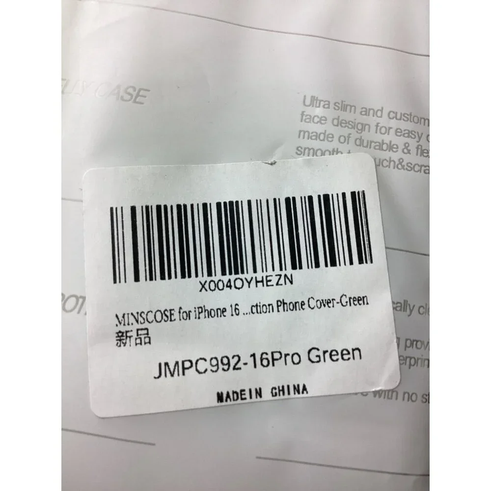 Green & White Checkered iPhone 16 Pro Mobile Case Durable Flexible Cover*New